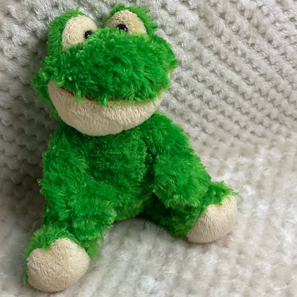 Build A Bear Workshop Small 7 inch Plush Green Frog Stuffed Animal Toy
